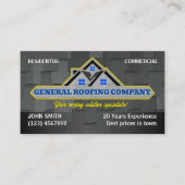 Visitekaartjes voor dakbedekking (Voorkant)