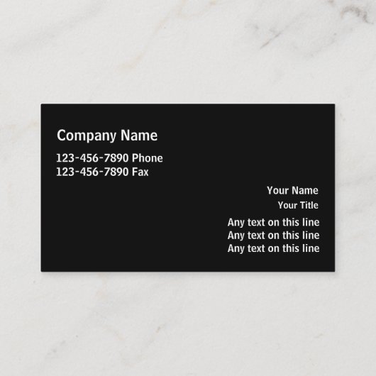 Visitekaartjes voor dakbedekking (Achterkant)