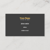 Visitekaartjes voor dakbedekking en uitruiing (Achterkant)