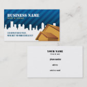 Visitekaartjes voor dakpannen en slogans (Voorkant / Achterkant)