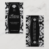 Visitekaartjes voor Damask Interior Designer (Voorkant / Achterkant)