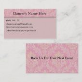 visitekaartjes voor dansers (Voorkant / Achterkant)