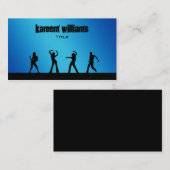 Visitekaartjes voor dansfitness (Voorkant / Achterkant)