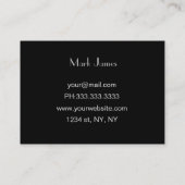 visitekaartjes voor de automobielindustrie (Achterkant)