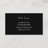 visitekaartjes voor de automobielindustrie (Achterkant)