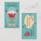 Visitekaartjes voor de bakkersindustrie (Voorkant / Achterkant)