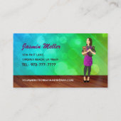 Visitekaartjes voor de behandeling van huisdieren  (Achterkant)