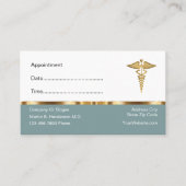 Visitekaartjes voor de benoeming van Classy Doctor Afsprakenkaartje (Voorkant)