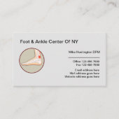 Visitekaartjes voor de benoeming van medisch direc (Voorkant)