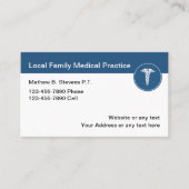 Visitekaartjes voor de benoeming van medische arts (Voorkant)