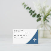 Visitekaartjes voor de benoeming van moderne budge afsprakenkaartje (Staand voorkant)