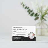 Visitekaartjes voor de benoeming van moderne medis (Staand voorkant)