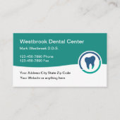 Visitekaartjes voor de benoeming van tandartsen me (Voorkant)