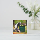 Visitekaartjes voor de bestrijding van plagen en d (Staand voorkant)