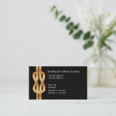 Visitekaartjes voor de bevoorrading van de zee (Staand voorkant)