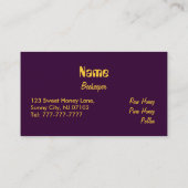 Visitekaartjes voor de bijenteelt (Achterkant)