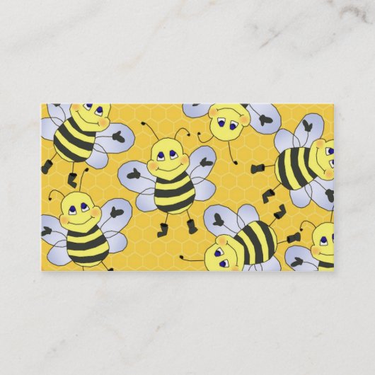 Visitekaartjes voor de bijenteelt (Voorkant)