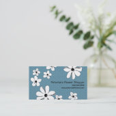 Visitekaartjes voor de bloemenwinkel (Staand voorkant)