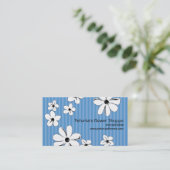 Visitekaartjes voor de bloemenwinkel (Staand voorkant)