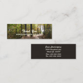 Visitekaartjes voor de bosbouw (Voorkant / Achterkant)