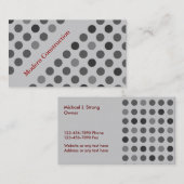 Visitekaartjes voor de bouw (Voorkant / Achterkant)