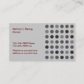 Visitekaartjes voor de bouw (Achterkant)