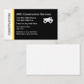 Visitekaartjes voor de bouw (Voorkant / Achterkant)