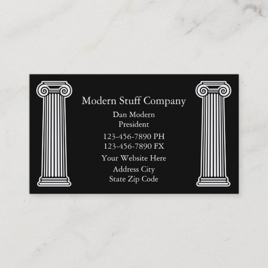 Visitekaartjes voor de bouw (Voorkant)