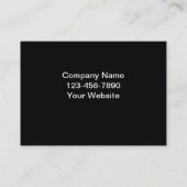 Visitekaartjes voor de bouw (Achterkant)