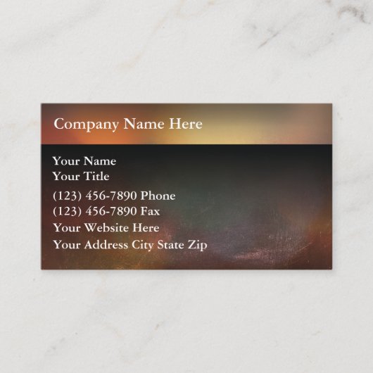 Visitekaartjes voor de bouw (Voorkant)