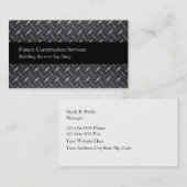 Visitekaartjes voor de bouw (Voorkant / Achterkant)