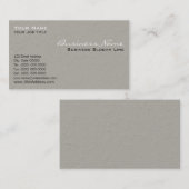 Visitekaartjes voor de bouw (Voorkant / Achterkant)