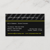 Visitekaartjes voor de bouw (Achterkant)