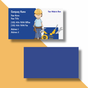 Visitekaartjes voor de bouw