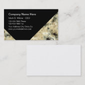 Visitekaartjes voor de bouw (Voorkant / Achterkant)