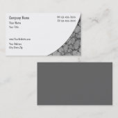 Visitekaartjes voor de bouw (Voorkant / Achterkant)