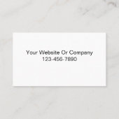 Visitekaartjes voor de bouw (Achterkant)