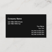 Visitekaartjes voor de bouw (Achterkant)