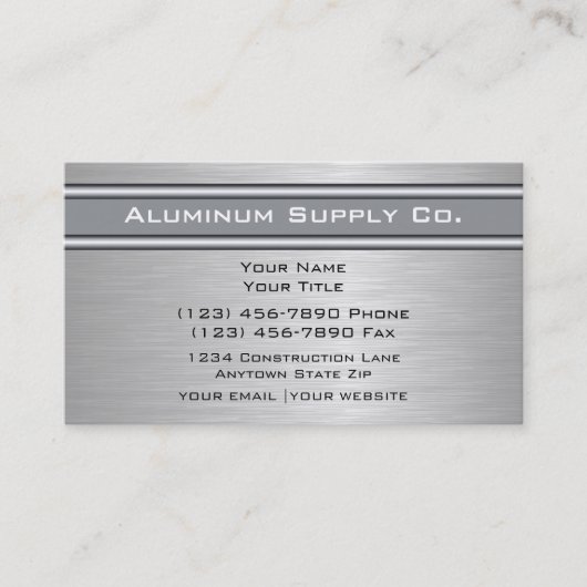 Visitekaartjes voor de bouw (Voorkant)