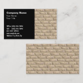 Visitekaartjes voor de bouw (Voorkant / Achterkant)