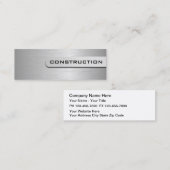 Visitekaartjes voor de bouw (Voorkant / Achterkant)