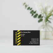 Visitekaartjes voor de bouw (Staand voorkant)