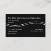 Visitekaartjes voor de bouw Uniek ontwerp (Voorkant)