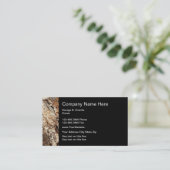 Visitekaartjes voor de bouw van graniet (Staand voorkant)