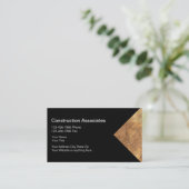 Visitekaartjes voor de bouw van graniet (Staand voorkant)