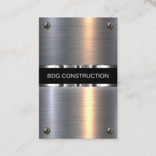 Visitekaartjes voor de bouw van kolen (Voorkant)