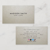 Visitekaartjes voor de bouw van kolen (Voorkant / Achterkant)