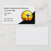 Visitekaartjes voor de bouw van Logo (Voorkant / Achterkant)