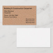 Visitekaartjes voor de bouw van tapijtschelp (Voorkant / Achterkant)