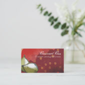 visitekaartjes voor de catering van verse vijgen,  (Staand voorkant)